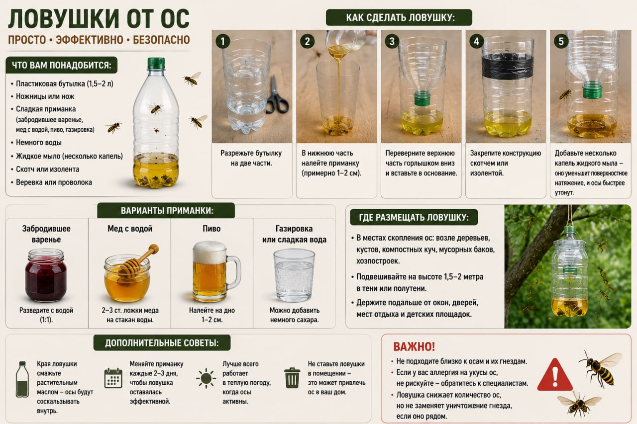 Ловушки от ос